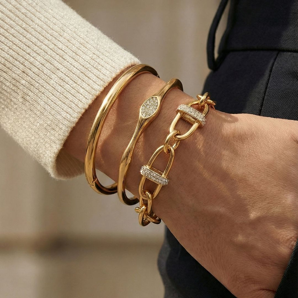 Bamboo Molten Bangle