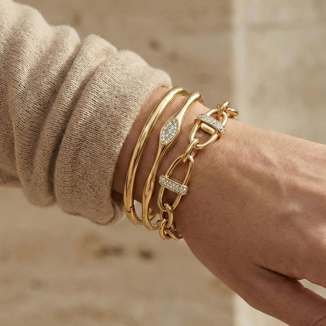 Bamboo Molten Bangle