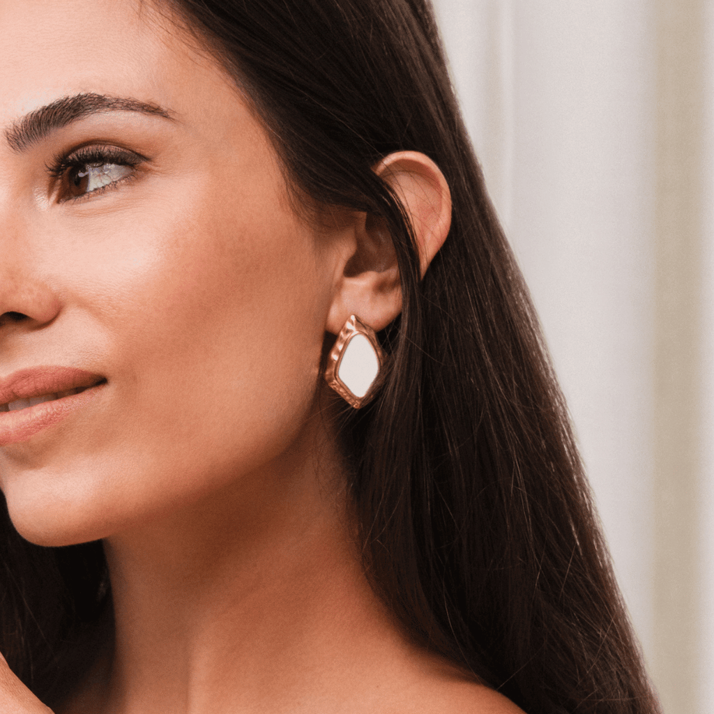 Ivory Statement Studs