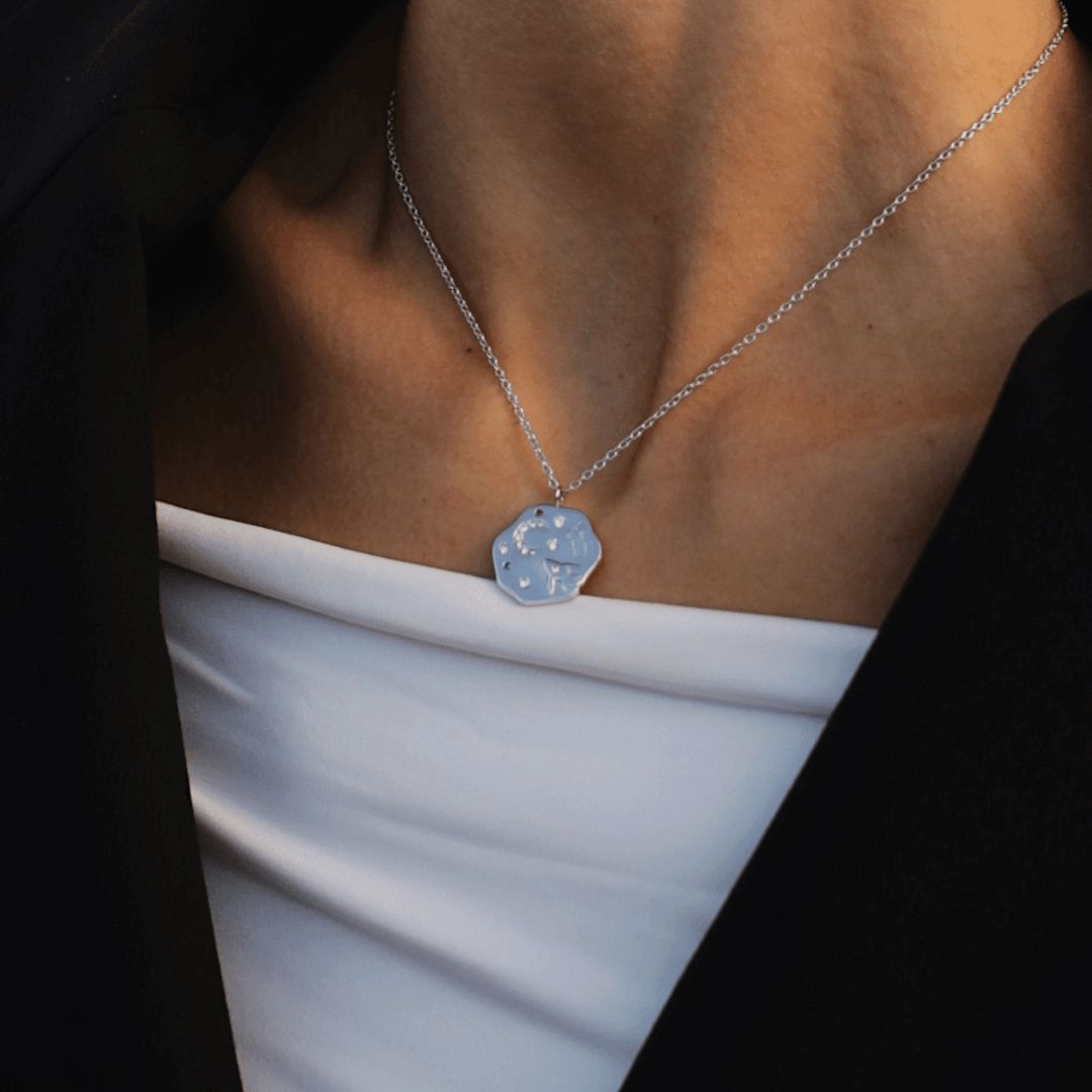 To The Moon & Back Necklace - Silver