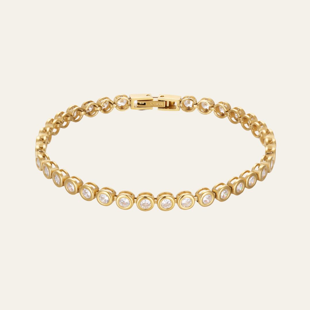 Bezel Tennis Bracelet