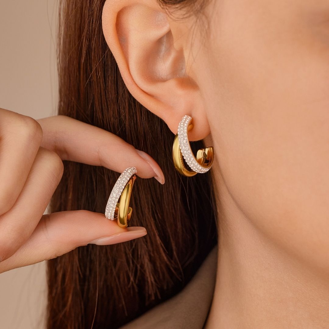 Embellished Muse Hoops