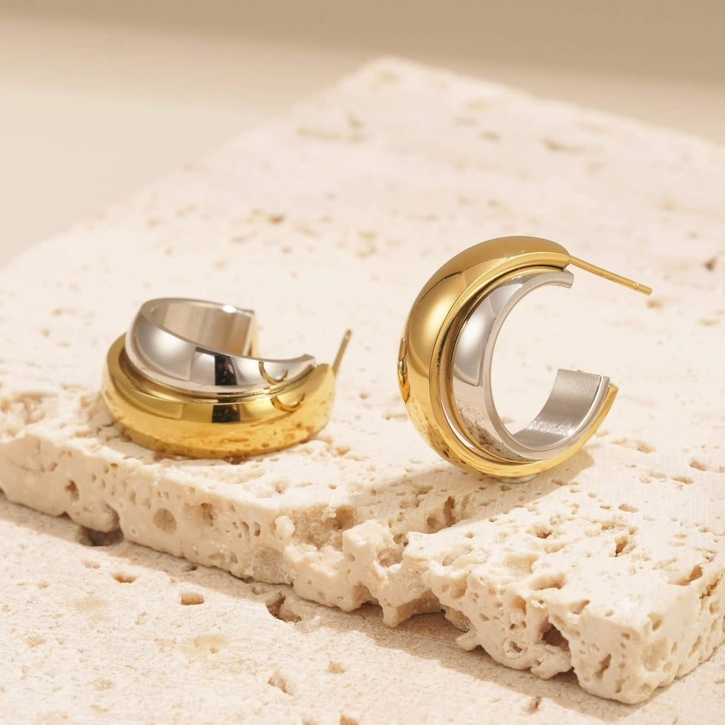 Lumina Hoops - Two Tone